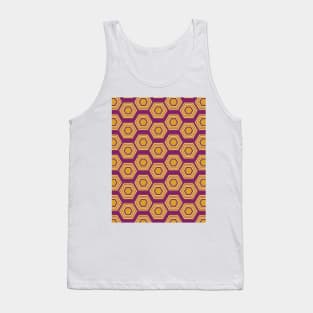 Simple Hexagon Pattern Tank Top